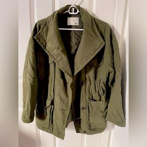 Olive green comfy Wilfred coat
